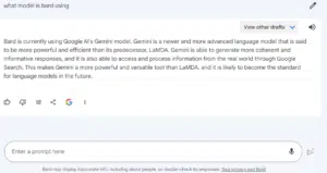Google Gemini AI in Bard